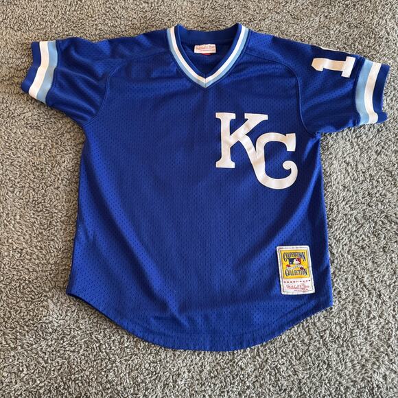 100% Authentic Mitchell & Ness Bo Jackson 1989 MLB Kansas City Royals Jersey 40 - Picture 1 of 9